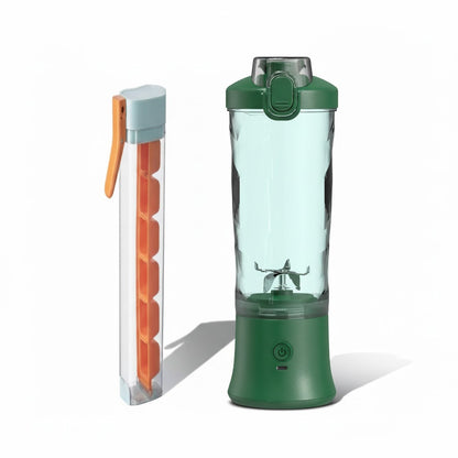 Batidora Portátil 6 Cuchillas – Mini Licuadora Recargable USB Tipo-C 600 ml