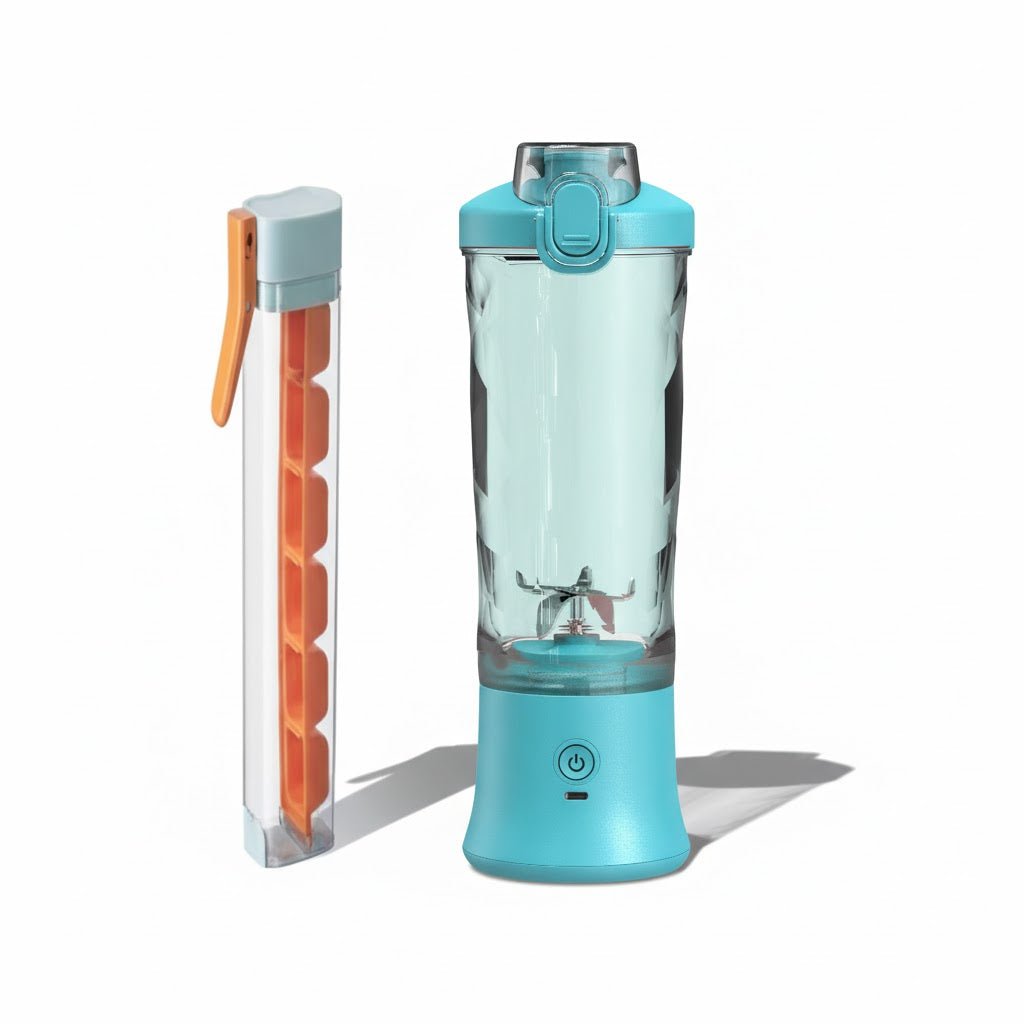 Batidora Portátil 6 Cuchillas – Mini Licuadora Recargable USB Tipo-C 600 ml